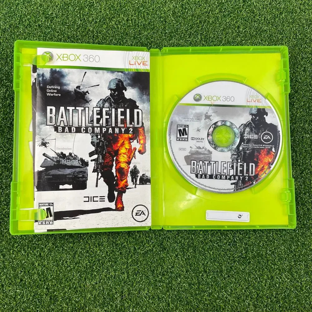 Battlefield: Bad Company 2 (Microsoft Xbox 360, 2010) Complete CIB